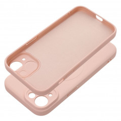 Apple iPhone 15 Case Silicone Mag Cover MagSAFE  Pink