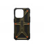 Apple iPhone 15 Pro Case Urban Armor Gear Monarch Pro MagSAFE  Kevlar element green
