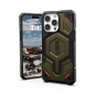 Apple iPhone 15 Pro Max Case Urban Armor Gear Monarch Pro MagSAFE  Kevlar element green