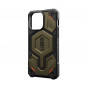 Apple iPhone 15 Pro Max Case Urban Armor Gear Monarch Pro MagSAFE  Kevlar element green