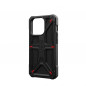 Apple iPhone 15 Pro Case Urban Armor Gear Monarch Premium case  MagSAFE  Kevlar black