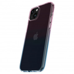 Apple iPhone 15 Case Spigen Liquid Crystal Crystal clear  Gradation pink