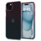 Apple iPhone 15 Case Spigen Liquid Crystal Crystal clear  Gradation pink