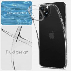 Apple iPhone 15 Plus Case Spigen Liquid Crystal Crystal clear  Transparent
