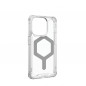 Apple iPhone 15 Pro Case Urban Armor Gear Plyo Premium case  MagSAFE  Ice silver