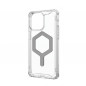 Apple iPhone 15 Pro Max Case Urban Armor Gear Plyo Premium case  MagSAFE  Ice silver