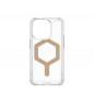 Apple iPhone 15 Pro Case Urban Armor Gear Plyo Premium case  MagSAFE  Ice gold