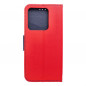 XIAOMI Redmi Note 13 5G Wallet Cases Fancy Book Red / Navy
