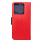 XIAOMI Redmi Note 13 Pro 5G Wallet Cases Fancy Book Red / Navy