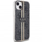 Apple iPhone 15 Plus Case Guess 4G Gold Stripe Elegant  Black