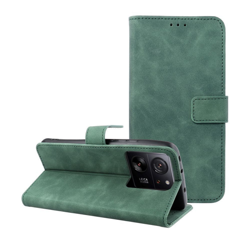 XIAOMI 13T Wallet Cases TENDER Book Green
