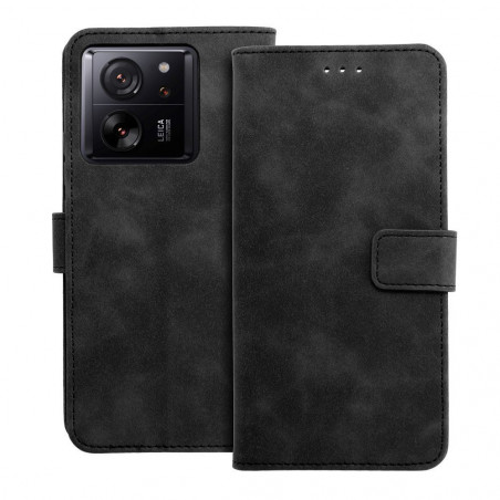 XIAOMI 13T Pro Wallet Cases TENDER Book Black