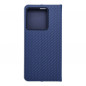 XIAOMI 13T Wallet Cases LUNA Book Carbon Carbon Fibre, Elegant  Blue