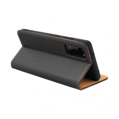 Samsung Galaxy S23 FE Wallet Cases Leather case SMART PRO Elegant  Black