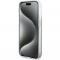 Apple iPhone 15 Pro Case Guess 4G Gold Stripe Elegant  Black