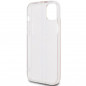 Apple iPhone 15 Plus Case Guess 4G Gold Stripe Elegant  Pink
