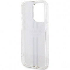 Apple iPhone 15 Pro Case Guess 4G Gold Stripe Elegant  Pink