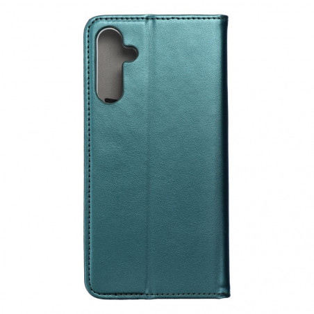Samsung Galaxy A15 LTE Wallet Cases Smart Magneto book Dark green