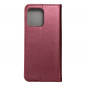 Motorola Edge 40 Pro 5G Wallet Cases Smart Magneto book Burgundy