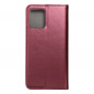 Motorola Moto G54 Wallet Cases Smart Magneto book Burgundy