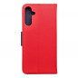 Samsung Galaxy A15 LTE Wallet Cases Fancy Book Red / Navy