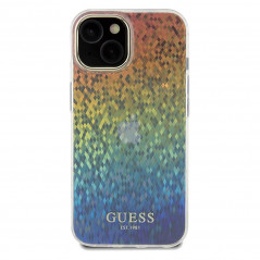 Apple iPhone 14 Case Guess IML Faceted Mirror Elegant  Disco iridescent