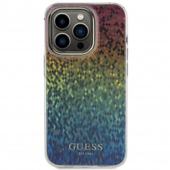 Apple iPhone 14 Pro Max Case Guess IML Faceted Mirror Elegant  Disco iridescent
