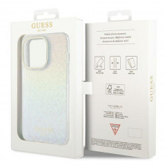 Apple iPhone 14 Pro Max Case Guess IML Faceted Mirror Elegant  Disco iridescent