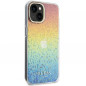Apple iPhone 15 Case Guess IML Faceted Mirror Elegant  Disco iridescent