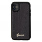 Apple iPhone 11 Case Guess Sequin Script Metal Elegant  Black