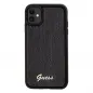 Apple iPhone 11 Case Guess Sequin Script Metal Elegant  Black