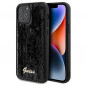 Apple iPhone 12 Case Guess Sequin Script Metal Elegant  Black