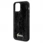 Apple iPhone 12 Case Guess Sequin Script Metal Elegant  Black