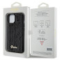 Apple iPhone 14 Case Guess Sequin Script Metal Elegant  Black