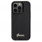 Apple iPhone 14 Pro Case Guess Sequin Script Metal Elegant  Black