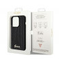 Apple iPhone 14 Pro Case Guess Sequin Script Metal Elegant  Black