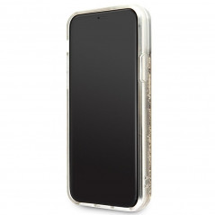 Apple iPhone 11 Case Guess Liquide Glitter Charms Elegant  Gold