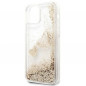 Apple iPhone 12 Case Guess Liquide Glitter Charms Elegant  Gold