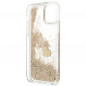 Apple iPhone 12 Case Guess Liquide Glitter Charms Elegant  Gold