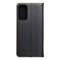 Samsung Galaxy A15 LTE Wallet Cases LUNA Book Gold Elegant  Black