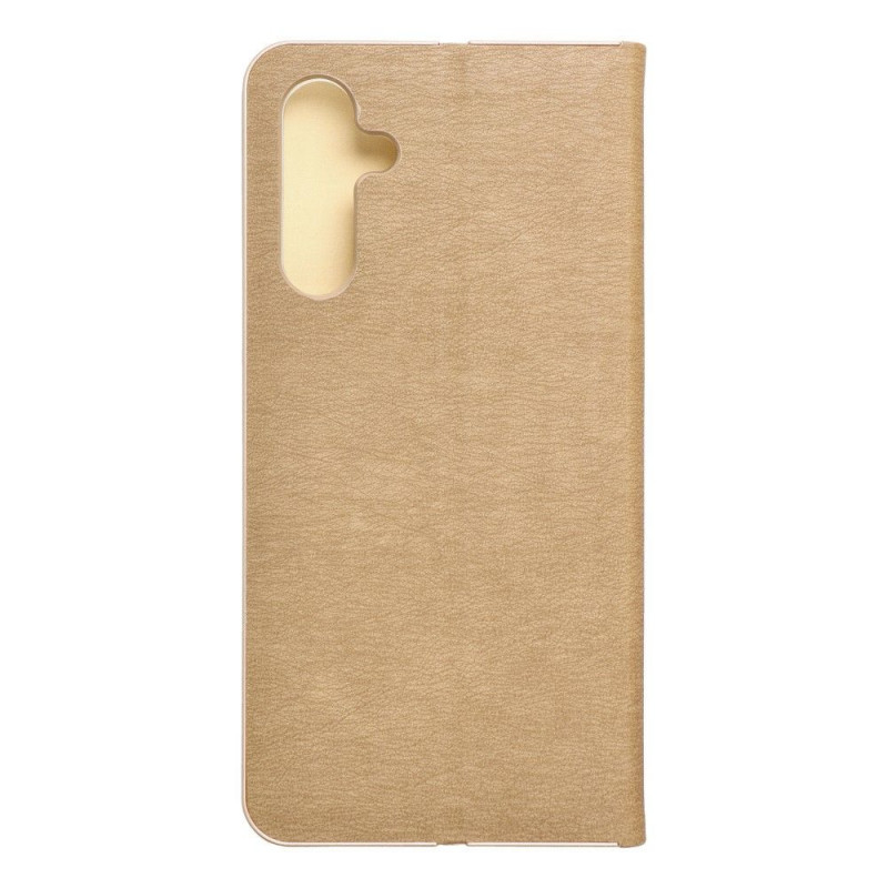 Samsung Galaxy A15 LTE Wallet Cases LUNA Book Gold Elegant  Gold