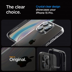 Apple iPhone 15 Pro Case Spigen Ultra Hybrid Crystal clear  Space crystal