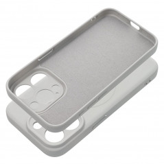 Apple iPhone 15 Pro Case Silicone Mag Cover MagSAFE  Titanium