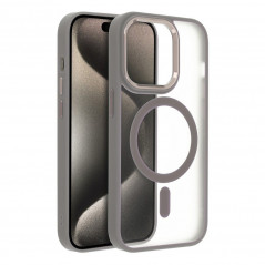 Apple iPhone 15 Pro Case Matte Mag Cove MagSAFE  Titanium
