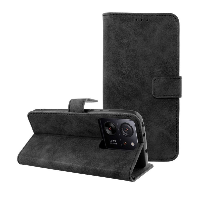 XIAOMI 13T Pro Wallet Cases TENDER Book Black