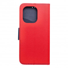 XIAOMI Redmi Note 13 4G Wallet Cases Fancy Book Red / Navy