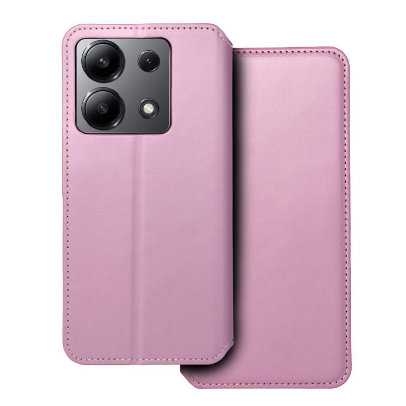 XIAOMI 13T Wallet Cases Dual Pocket book Light pink