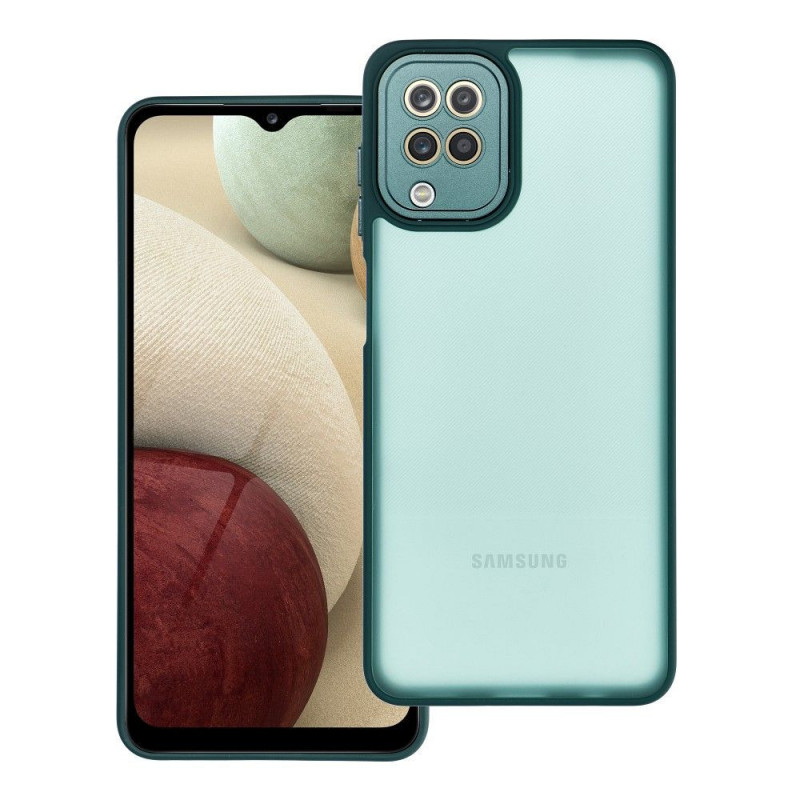 Samsung Galaxy A12 Case VARIETE Elegant  Dark green