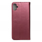 Samsung Galaxy A05 Wallet Cases Smart Magneto book Burgundy