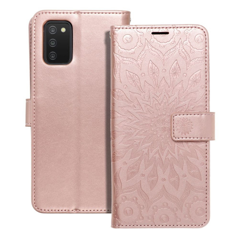 Samsung Galaxy A03 Wallet Cases MEZZO Book Mandala  Rose gold